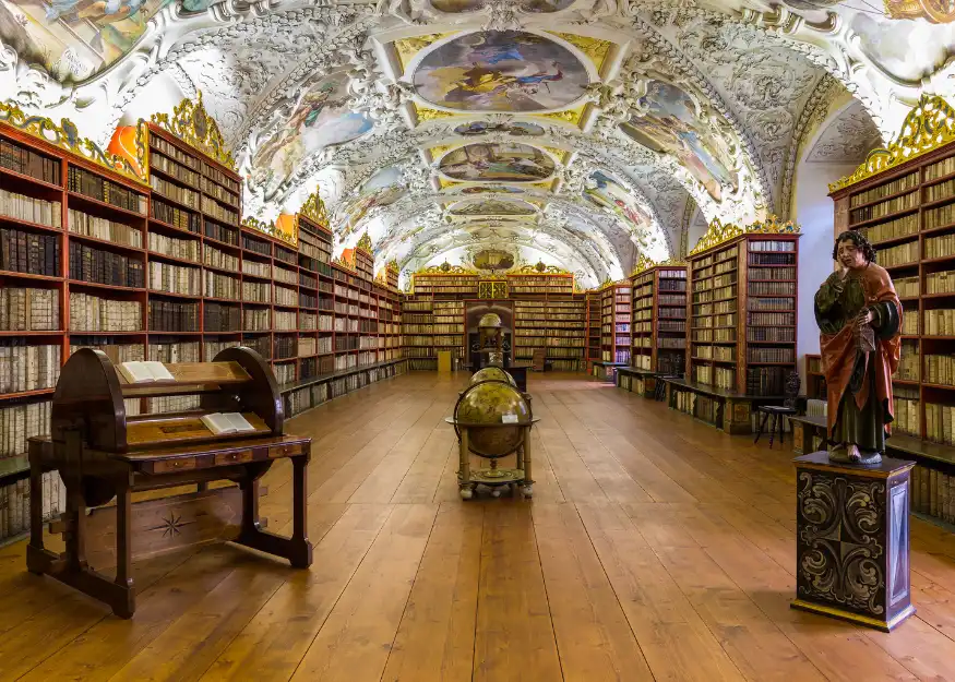 Scopri PRAGA-Biblioteca del Monastero di Strahov Viaggi di Gruppo 